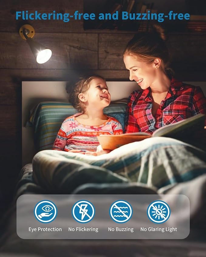 71O1HTQ9LoL._AC_SX679_.jpg TJOY 6 Pack LED Light Bulbs, 100 Watt Equivalent A19 Lightbulbs, 15W 5000K Daylight White, Bright Energy Efficient LED Bulb, 1500 Lumens E26 Standard Screw Base Lamp for Kitchen Indoor, Non-Dimmable