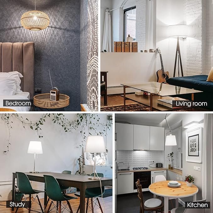 81HlluuJIoS._AC_SX679_.jpg Energetic 24-Pack A19 LED Light Bulb, 60 Watt Equivalent, Daylight 5000K, E26 Medium Base, Non-Dimmable LED Light Bulb, ETL Listed